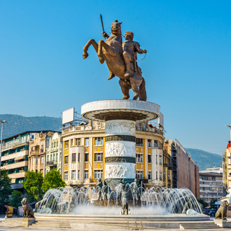 Alexander de Grote Monument in Skopje, MAcedonie