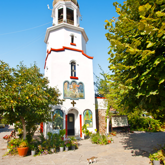 De Saint George Monastery in Pomorie, Bulgarije
