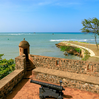 Fortaleza San Felipe in Puerto Plata vlakbij Playa Dorada, Dominicaanse Republiek