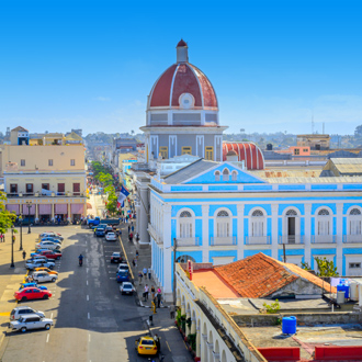 Het centrale plein van de Cubaanse stad Havana