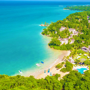 Hotel aan zee Noordkant Jamaica