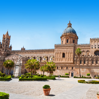 Kathedraal in Palermo op Sicilie, Italie