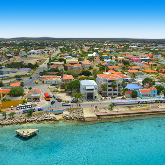 Kruispunthaven in Kralendijk, hoofdstad van Bonaire