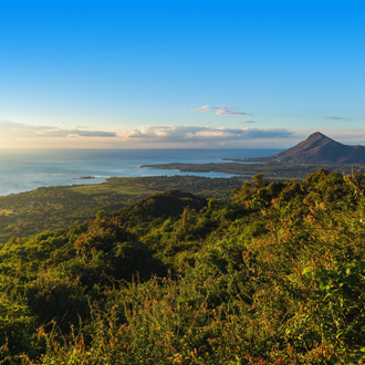 Prachtig uitzicht op Tamarin in Mauritius