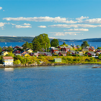 Oslofjord in de Baltische Zee in Noorwegen
