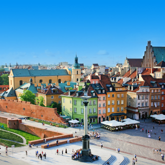 Oude stad van Warschau, Polen