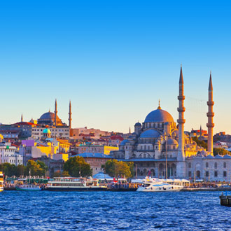 Panorama over Istanbul Turkije