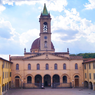 Santa-Maria-delle-Grazie-Basiliek-San-Giovanni-Valdarno-Toscane-Italy