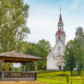 St. Andrew kerk in Sangasta Estland