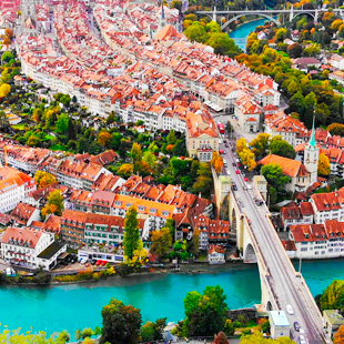 Uitzicht over Bern Zwitserland