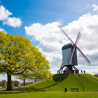 Windmolen nabij Brugge