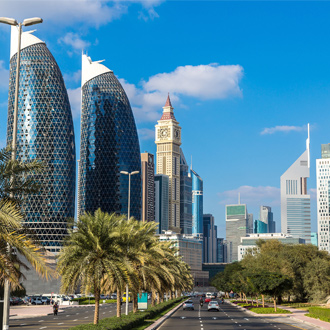 Wolkenkrabbers in Dubai