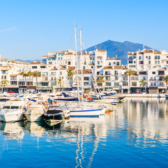 De haven van Puerto Banus in Marbella, Spanje