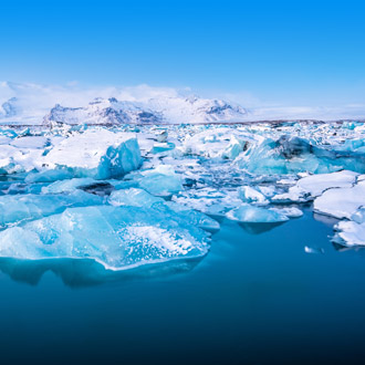 Jokulsarlon ijs lagune in IJsland
