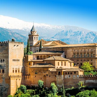 Alhambra kasteel in Granada, Spanje