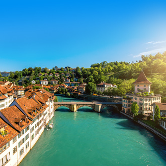 Oude stad van Bern in Zwitserland