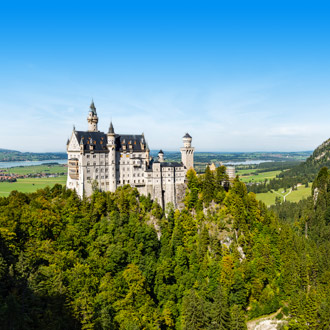 Het Slot Neuschwanstein kasteel in Duitsland