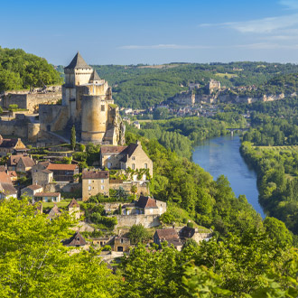 Kasteel castelnaud in de Dordogne