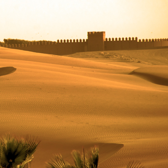 Zandwoestijn in Marokko