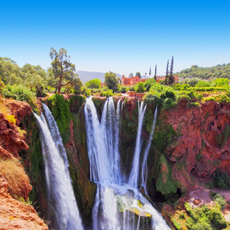 Ouzoud watervallen dagtrip Marrakech Marokko