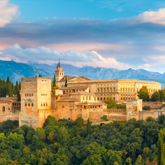 Prachtig uitzicht op het Alhambra in Granada