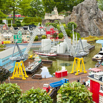 Legoland Billund Denemarken setting bouwwerk