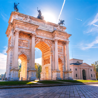 Arco della Pace, stadspoort van Milaan, Italië 