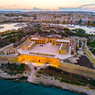 Fort Manoel op Manoel Island, Sliema, Malta