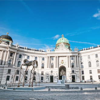 De Hofburg in Wenen in Oostenrijk