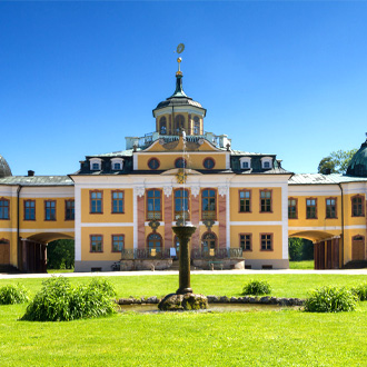 De Barokke Schloss Belvedere in Weimar, Thuringen, Duitsland
