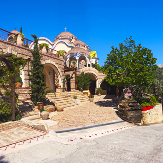 <p>Klooster van Limenaria in Griekenland</p>