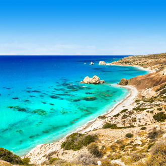 Aphrodite strand in Cyprus