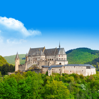 Foto van het kasteel in Vianden