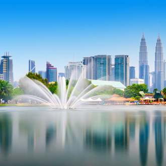 Uitzicht op de stad Kuala Lumpur