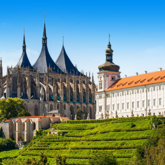 Sint barbara kasteel in Tsjechië