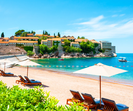 <p>Sveti Stefan eiland in Montenegro</p>