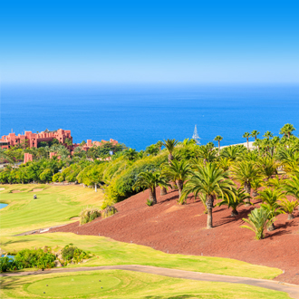Golfbaan San Juan in Tenerife, op de Canarische Eilanden.