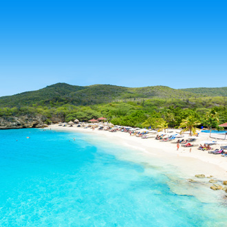 Grote knip strand Curacao