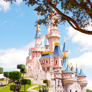Disneyland parijs kasteel in Ile de France