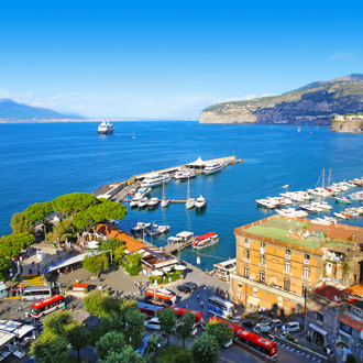 Haven van Sorrento in Italie 