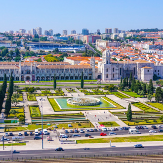 Empire square Praca do Imperio, Lissabon