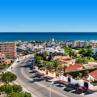 Kuststad Torrevieja in de provincie Alicante in Spanje