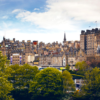 Stadszicht van Edinburgh