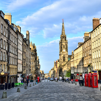 Historische Royal Mile van Edinburgh
