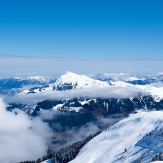 Prachtige uitzicht over de Kitzbuheler Alpen