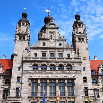 Leipzig New Town Hall Duitsland 