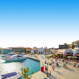Haven met boten in Limassol, Cyprus