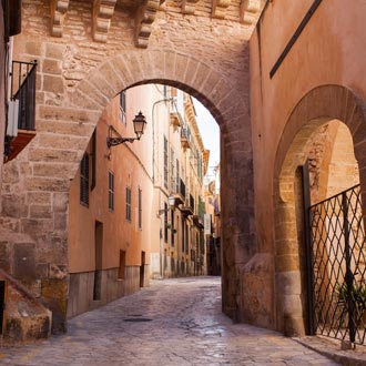 Oude stad van Palma de Mallorca op Mallorca