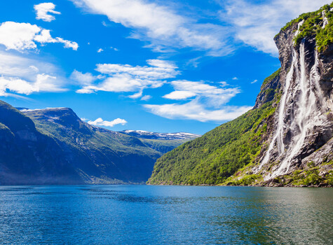 <p>Geirangerfjord tijdens een Noorwegen vakantie</p>