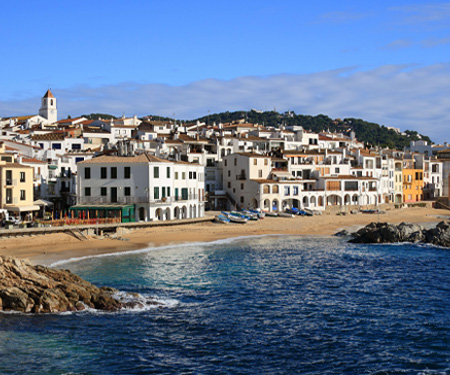 <p>Badplaats aan de Costa Brava</p>